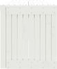vidaXL Gartenbank Ausziehbar Weiß 212,5x40,5x45 cm Massivholz Kiefer 832526 Bild 2