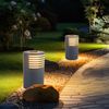2x LED Solarlampe, Stehlampe, Metall, H 35 cm Bild 5