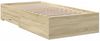 vidaXL Bettgestell mit Schubladen Sonoma-Eiche 90x200cm Holzwerkstoff 3280428 Bild 2