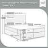 Best for Home Boxspringbett mit Bettkasten Trinity K-7 Bonellfederkern inkl. 7 cm Topper (140x200 160x200 180x200 200x200 cm), Handwerksqualität, TOP Preis-Leistungs-Verhältnis Bild 2