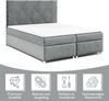 Best for Home Boxspringbett mit Bettkasten Trinity K-7 Bonellfederkern inkl. 7 cm Topper (140x200 160x200 180x200 200x200 cm), Handwerksqualität, TOP Preis-Leistungs-Verhältnis Bild 3