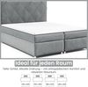 Best for Home Boxspringbett mit Bettkasten Trinity K-7 Bonellfederkern inkl. 7 cm Topper (140x200 160x200 180x200 200x200 cm), Handwerksqualität, TOP Preis-Leistungs-Verhältnis Bild 4