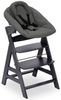 Hauck Alpha Newborn Set Plus Dark Grey Hochstuhl & Babywippe Bild 2