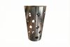 KAWOLA Tisch VINO Bartisch Keramik schwarz 65cm Gestell gebürsteter Edelstahl silber 111 x 65 x 65 cm Bild 3