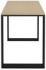 AKKE Esstisch, Esszimmertisch LOFT Schwarze Beinen Küchentisch Bürotisch 2mm-PVC Bild 2