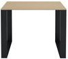 AKKE Esstisch, Esszimmertisch LOFT Schwarze Beinen Küchentisch Bürotisch 2mm-PVC Bild 3