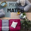 Lumaland Sitzsack-Sofa Modular 54x81x70cm weinrot Mittelteil Bild 3