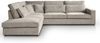 Beautysofa Ecksofa mit dekorativen Kissen PARMA, im modernes Design, klassische Polsterecke inklusive Wellenfedern, Ottomane links oder rechts wählbar Bild 4