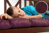 sunnypillow Bankauflage Bankauflage Stuhlkissen viele Farben und Größen zur Auswahl, 110 x 40 cm violett Bild 2