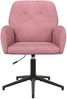 vidaXL Drehstühle 2 Stk. 54 x 55 x 90 cm Rosa Samt (V) 3428322 Bild 3