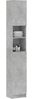 vidaXL Badezimmerschrank Betongrau 32x25,5x190 cm Holzwerkstoff 802880 Bild 3
