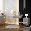 Nachttisch Velia Grau 2er Set Vicco Bild 4