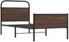 vidaXL Bettgestell ohne Matratze 100x190 cm Braun Eichen-Optik 4100494 Bild 3