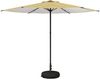 vidaXL Garten-Schirm mit Fuß 300 x 300 cm Polyester Rechtwinklig 42036237 Bild 2