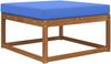 vidaXL Sofakissen für draußen Türkis 80 x 80 x 8 cm Polyester 900828 Bild 3