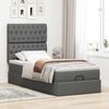 vidaXL Ottoman-Bett mit Matratze Dunkelgrau 90x190 cm Stoff 3313203 Bild 3