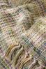 Ib Laursen - Decke Plaid Kuscheldecke Wohndecke Grün Blau Türkis 65048-00 Bild 2