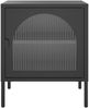 vidaXL Nachttisch Schwarz 50x35x60 cm Glas und Stahl 352997 Bild 5