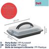 kela Kuchentransportbox Party-Butler DELI, B 45 cm, Graphitgrau, Polypropylen, mit Tragegriffen Bild 1