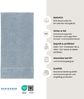 Schiesser Handtücher Turin im 4er Set aus 100% Baumwolle, nachhaltig und fair produziert, Farbe:Rauchblau, Größe:50x100 cm Bild 2