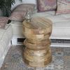 Orientalischer Hocker Milano Natur Bild 3