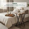 Relaxdays Klappbarer Beistelltisch mit Tablett Bild 2