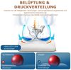 GTPLAYER Gaming-Stuhl Ergonomischer Bürostuhl Gaming Stuhl, Gamer Stuhl 150kg Belastbarkeit (Packung), Schreibtischstuhl Chefsessel mit Fußstütze höhenverstellbar kunstleder Bild 2