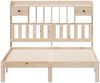 vidaXL Massivholzbett mit Regal ohne Matratze 140x190 cm Kiefer 3322593 Bild 4