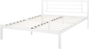 Metallbett weiß Lattenrost 140x200 cm CUSSET Bild 5