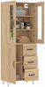 vidaXL Highboard Sonoma-Eiche 69,5x34x180 cm Holzwerkstoff 3198692 Bild 3