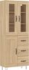 vidaXL Highboard Sonoma-Eiche 69,5x34x180 cm Holzwerkstoff 3198692 Bild 2