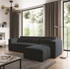 Ecksofa Schlafsofa inkl. Sessel WALDO Stoff Brooklyn Meeresblau Ottomane Rechts Bild 2