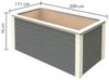 Karibu 28 mm Hochbeet 1 in 2 Farben lieferbar terragrau Bild 2