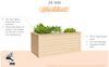 Karibu 28 mm Hochbeet 1 in 2 Farben lieferbar terragrau Bild 3