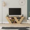 Decortie TV-Schrank Pipralla Moderner TV-Ständer Multimedia Mit Einlegeböden, 110 x 30 x 40 cm Bild 3