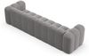 Micadoni Modulares Sofa Lupine 4-Sitzer Chenille Eden Hellgrau Bild 3