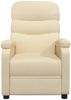 vidaXL Elektrischer Massagesessel Creme Stoff [3073703] Bild 4