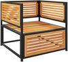 vidaXL Gartensessel mit Kissen Massivholz Akazie 367641 Bild 5