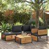 vidaXL Gartensessel mit Kissen Massivholz Akazie 367641 Bild 3