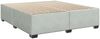 vidaXL Boxspringbett mit Matratze Hellgrau 200x200 cm Samt 3285305 Bild 5