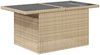 vidaXL 9-tlg. Garten-Sofagarnitur mit Kissen Beige Poly Rattan 3267168 Bild 5