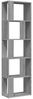vidaXL Bücherregal Grau Sonoma 45x24x160 cm Holzwerkstoff 826376 Bild 2