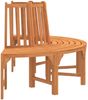 vidaXL Baumbank Halbrund Ø208 cm Massivholz Eukalyptus 362156 Bild 4
