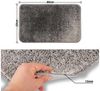 ANRO Badematte CLARA Badteppich Bodenmatte, Höhe 8 mm, pflegeleicht, wasserundurchlässig, strapazierfähig, rutschfest, schmutzabweisend, Polypropylen (PP), Eckig, Badematte, Textil Bild 2
