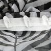 Arsvita Gardine (Black&White) Voile mit Kräuselband 140x245cm Universalbandvorhang für zu Hause, transparente und moderne Fensterdekoration Bild 3