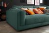 KAWOLA Big Sofa RAINA Cord smaragd 85 x 150 x 254 cm Bild 2