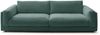 KAWOLA Big Sofa RAINA Cord smaragd 85 x 150 x 254 cm Bild 3