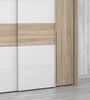 FORTE 'Narago' Kleiderschrank, Holz Sonoma Eiche Sägerau / Weiß, 210,5 x 61,2 x 270,3 cm Bild 5