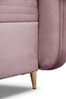 Boxspringbett Schlafzimmerbett ALIZE 120x200cm Stoff Fresh Altrosa Bild 5