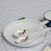 WestCraft Suppenlöffel Grey Series ASIATICA - Sakura, Porzellan-Löffel-Set Asien / Ramen, 14,5cm - Reis-Löffel - Suppen-Löffel, Servier-Löffel, Spoon-Set-Sakura Bild 3